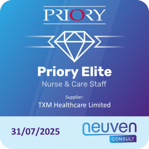 TXM Healthcare Limited Priory Elite Badge Nursing and Care Staff 2025