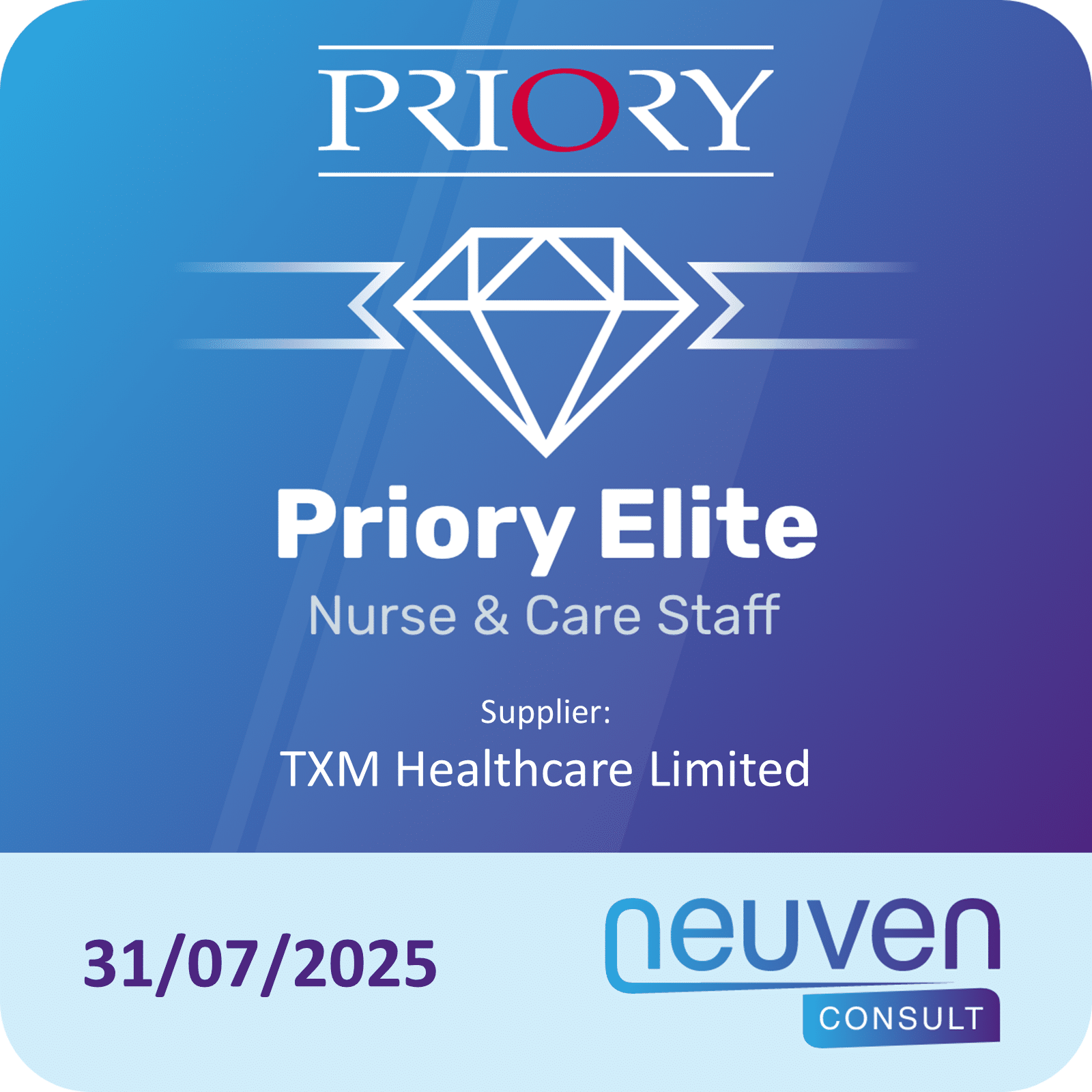 You are currently viewing Priory Elite 2025